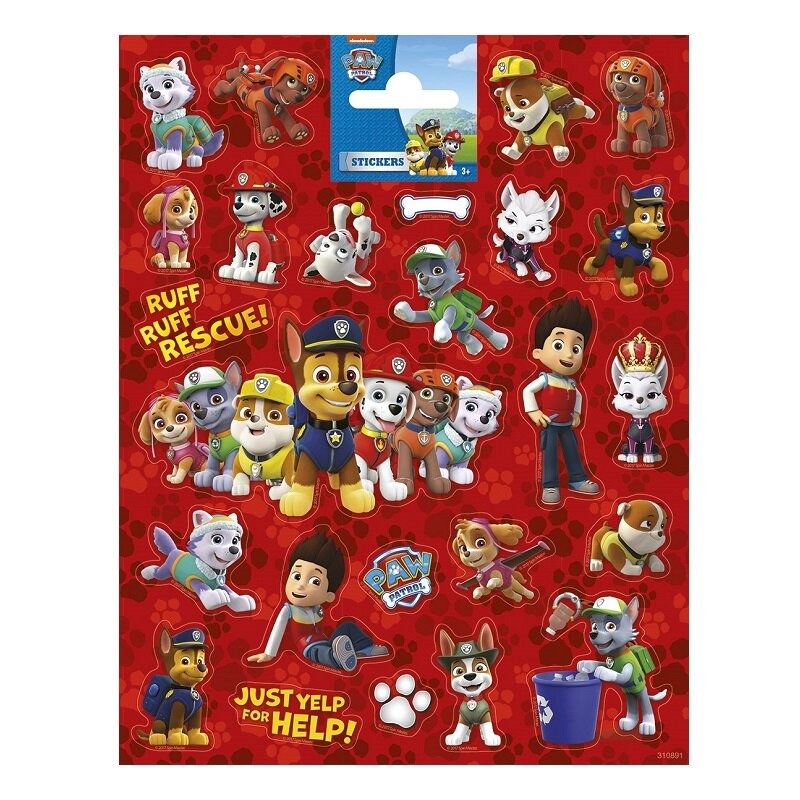 Paw Patrol - Stickers 24 stuks