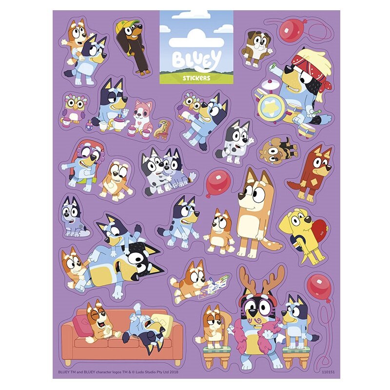 Bluey - Stickers 21-pack