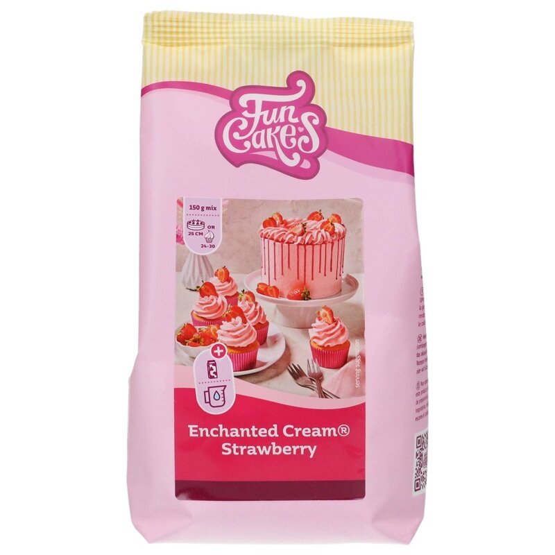 FunCakes Enchanted Cream frostingmix, aardbei 450 gram