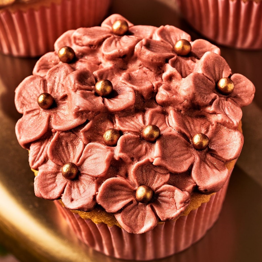 FunCakes - Fondant Glitterend Roségoud 250 gram