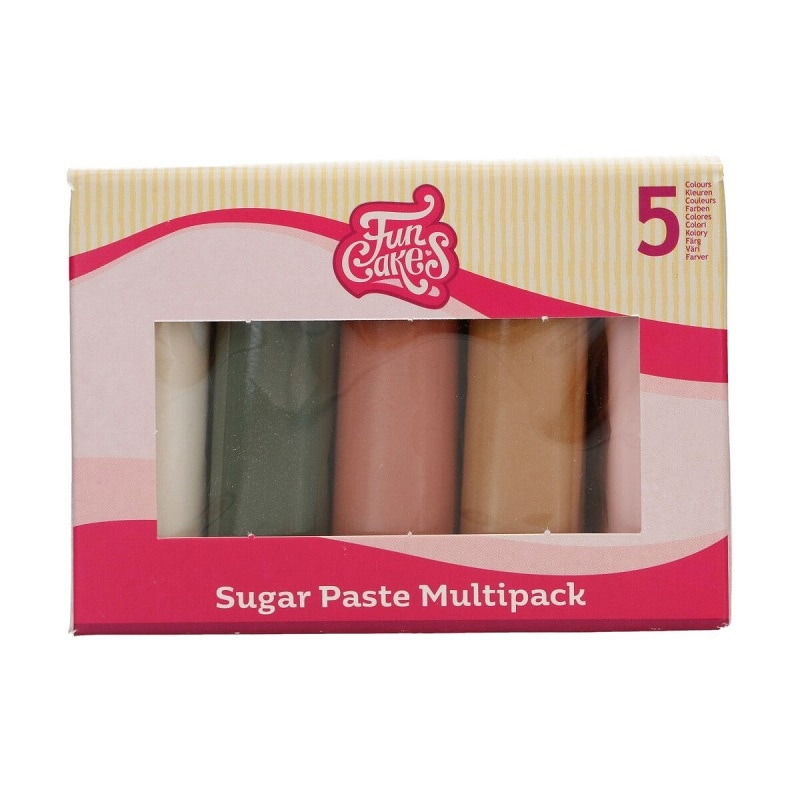 FunCakes - Fondant Glinsterende Kleurenmix 500 gram