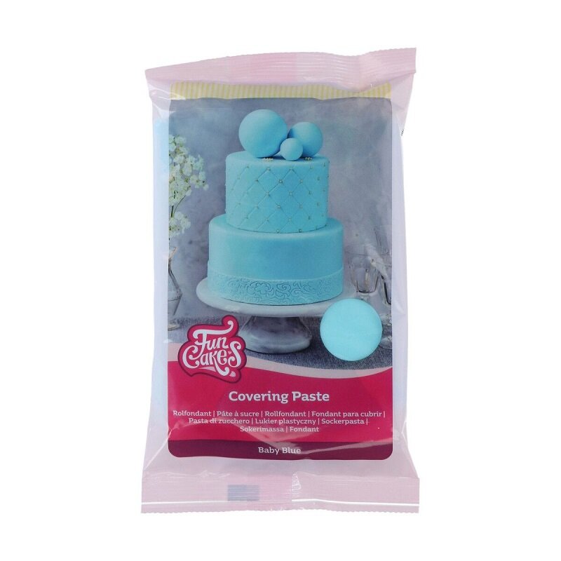 FunCakes - Covering Paste Lichtblauw 500 gram