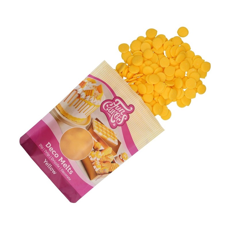 FunCakes - Deco Melts Geel 250 g