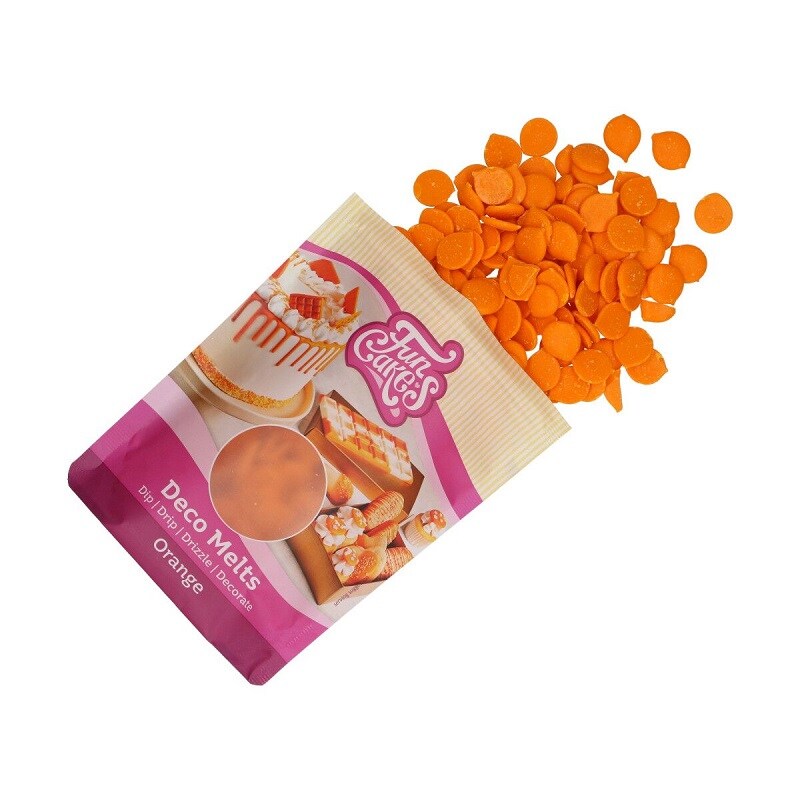 FunCakes - Deco Melts Oranje 250 g