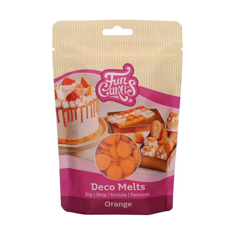FunCakes - Deco Melts Oranje 250 g