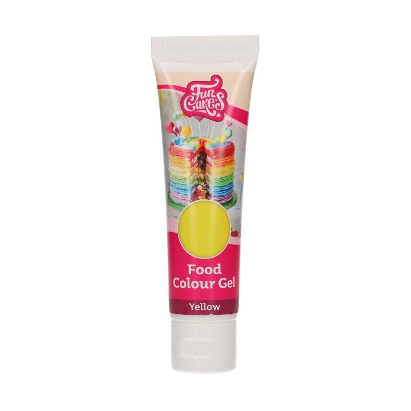 FunCakes Kleurstof Gel Geel 30 gram
