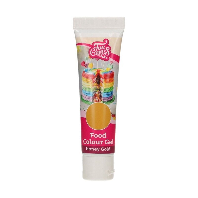 FunCakes Kleurstof Gel Honey Gold 30 gram