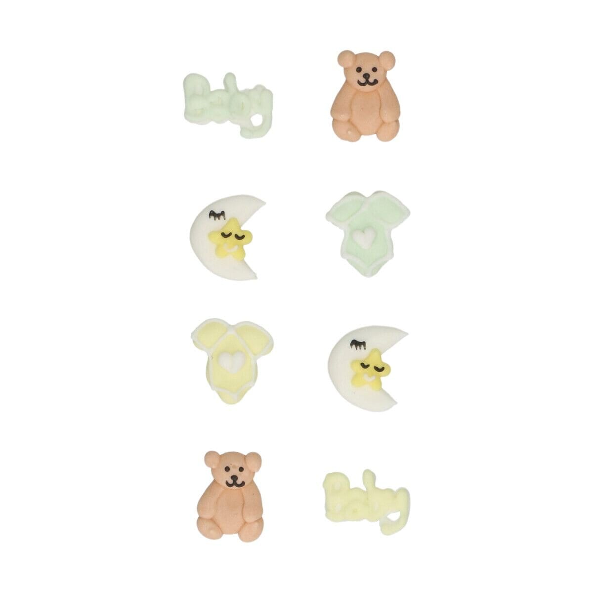 FunCakes - Suikerdecoraties Baby 8 stuks