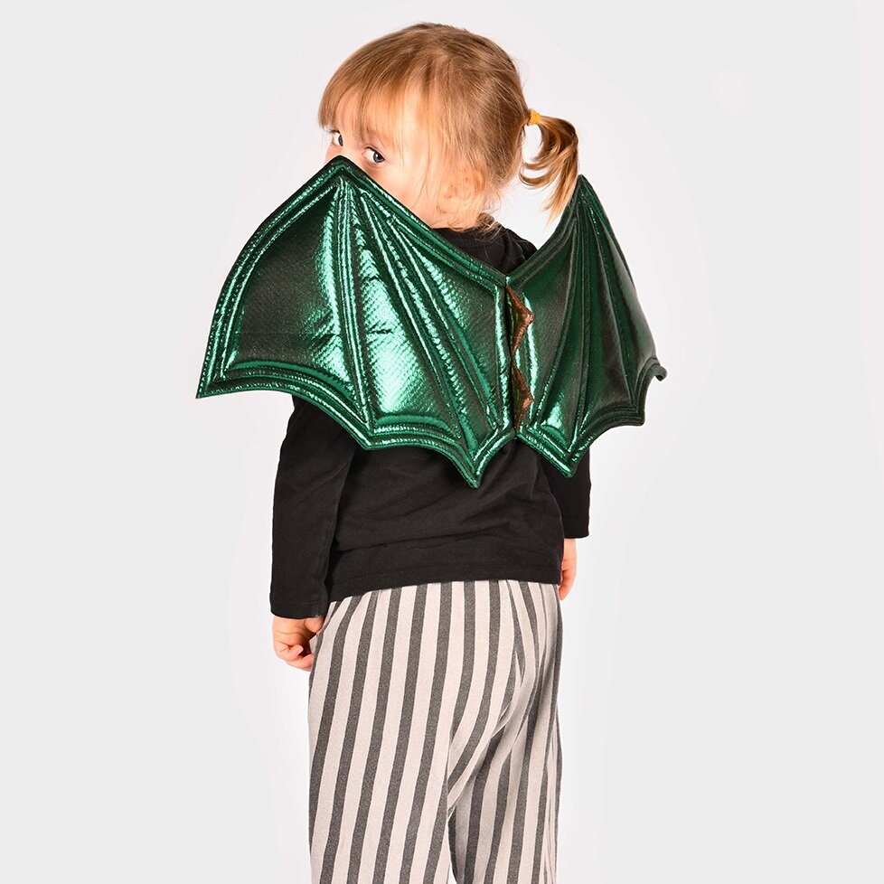 Groene Draakvleugels Kindermaat 30 cm