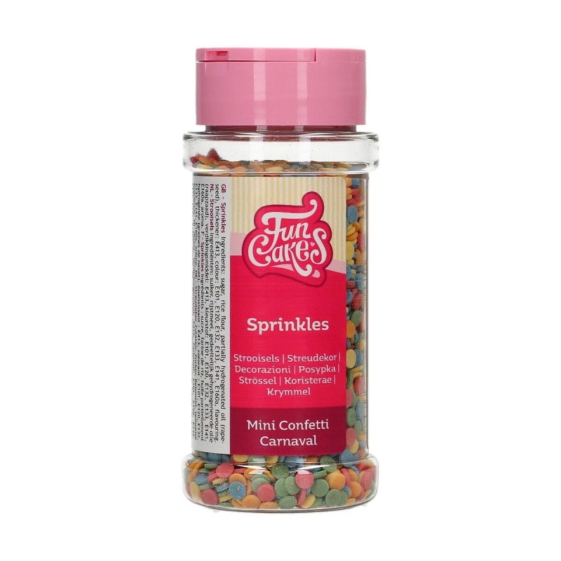 FunCakes - Strooisel Mini Confetti Carnaval 60 g