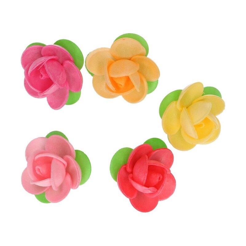 FunCakes - Eetbare Oblaatbloemen, Camelia 5 stuks