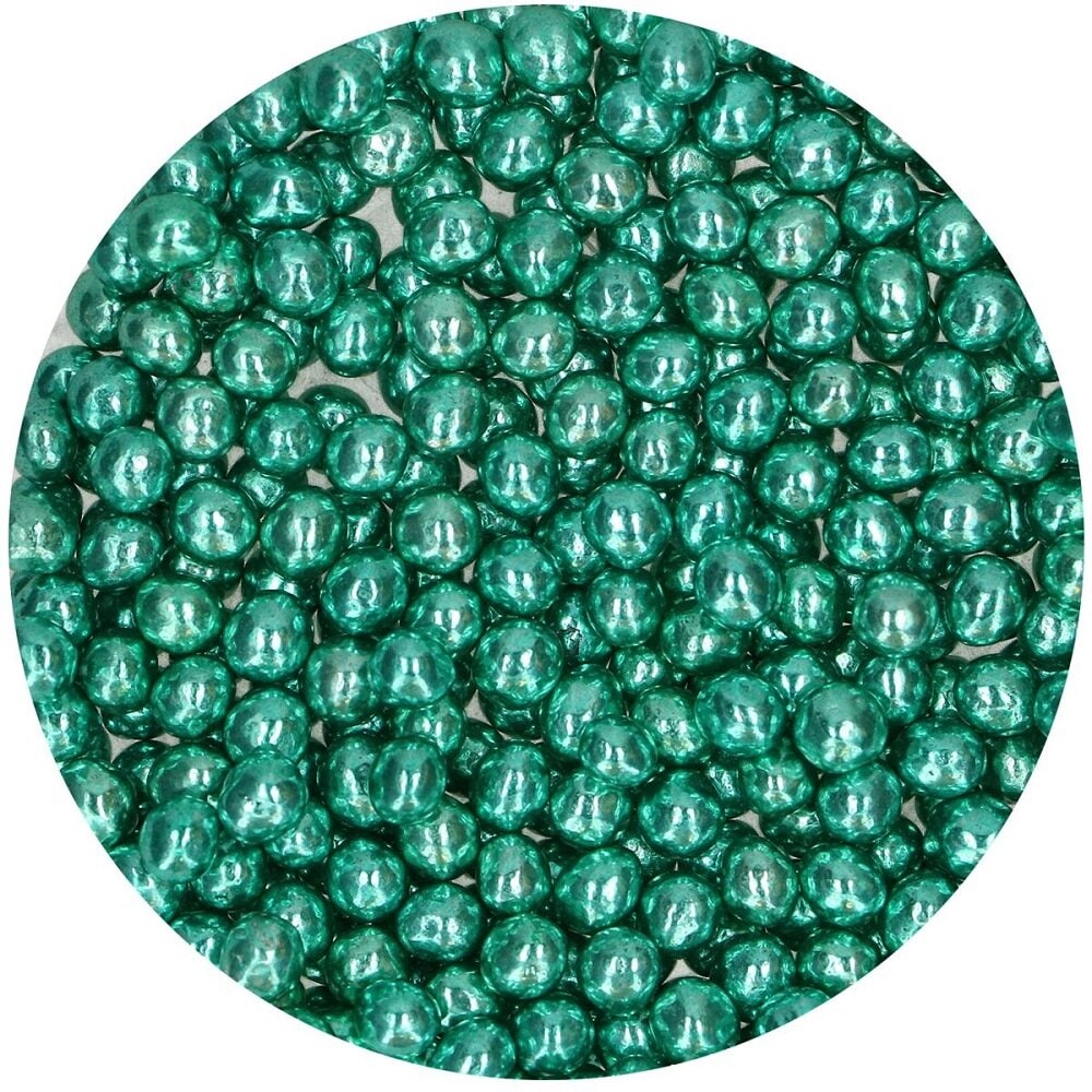 FunCakes - Metallic Groene Chocolade Parels 60 gram