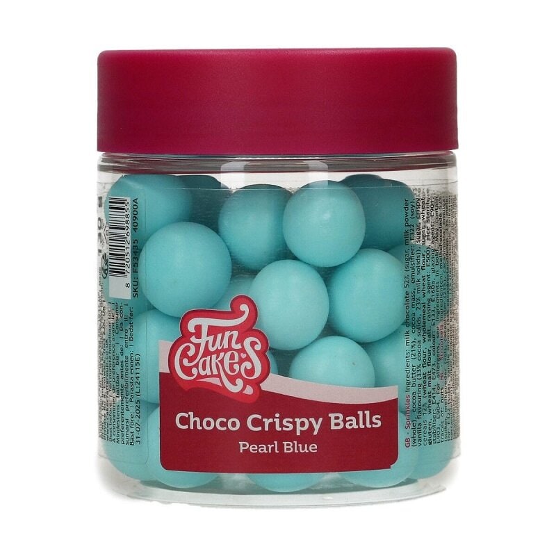 FunCakes - Grote Chocoladeballen Lichtblauw