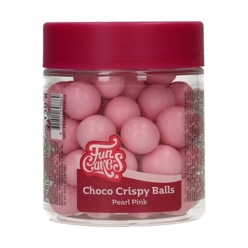 FunCakes - Grote Chocoladeballen Lichtroze