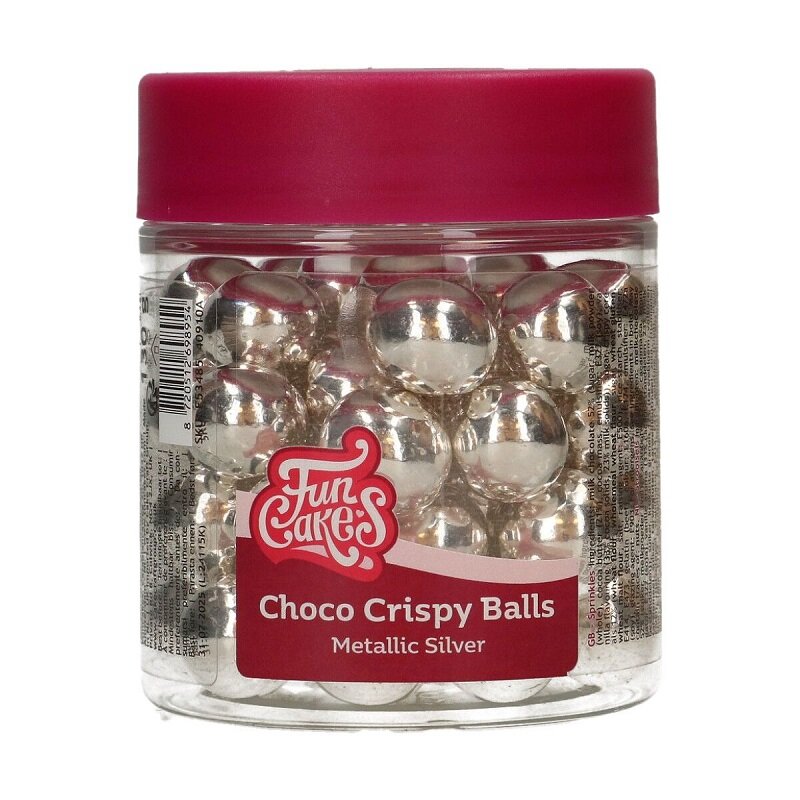 FunCakes - Grote Chocoladeballen Zilver