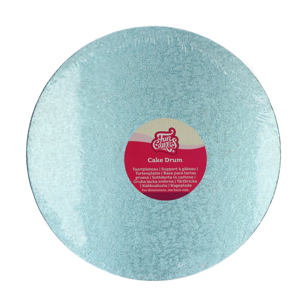 FunCakes - Taartplaat rond baby blauw 30,5 cm