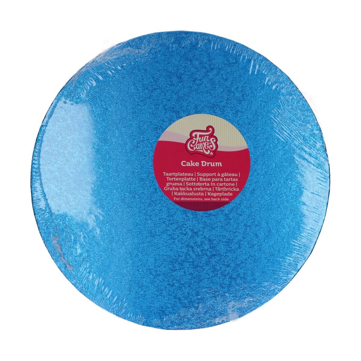 FunCakes - Cake Drum rond Blauw 30,5 cm