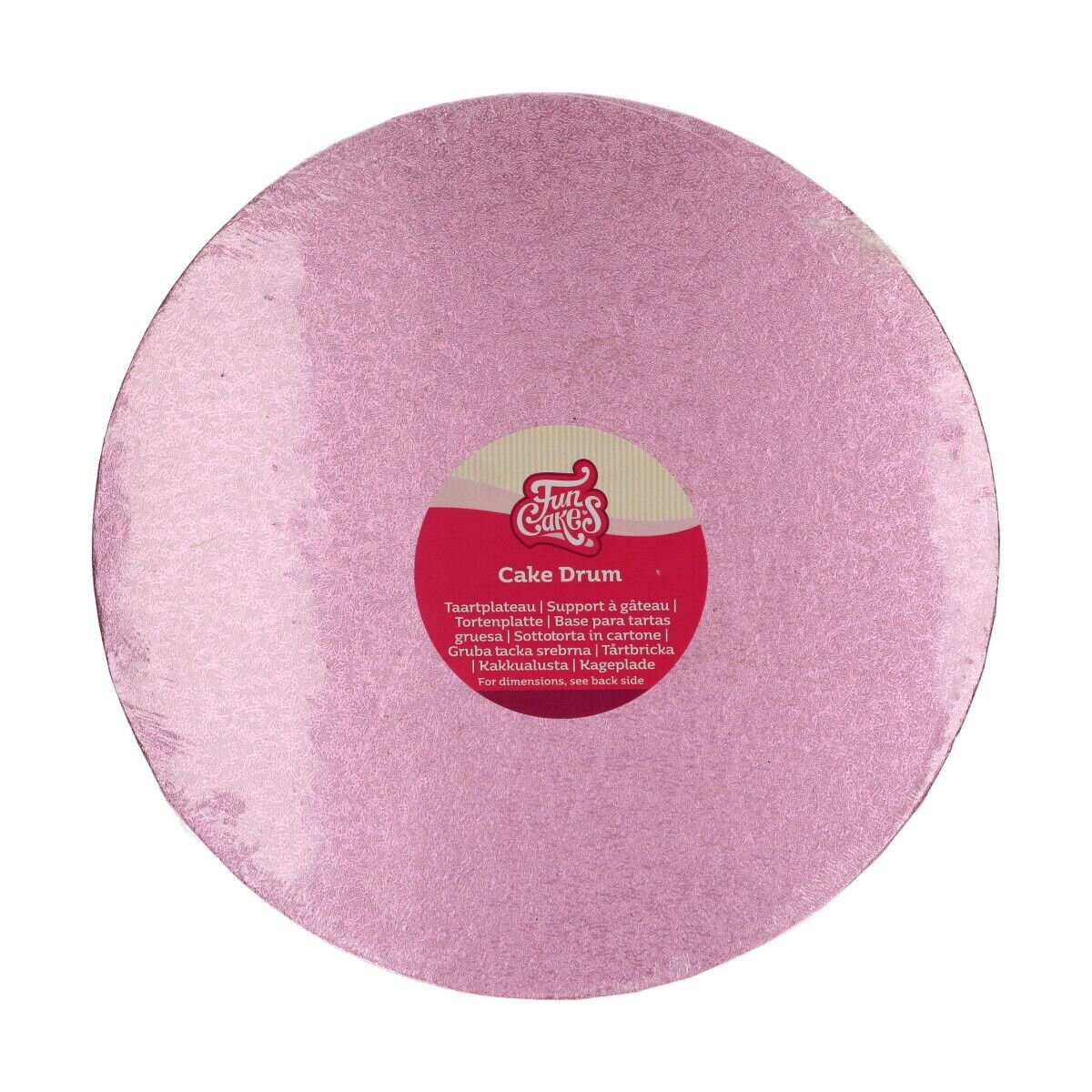 FunCakes - Cake Drum rond Roze 30,5 cm