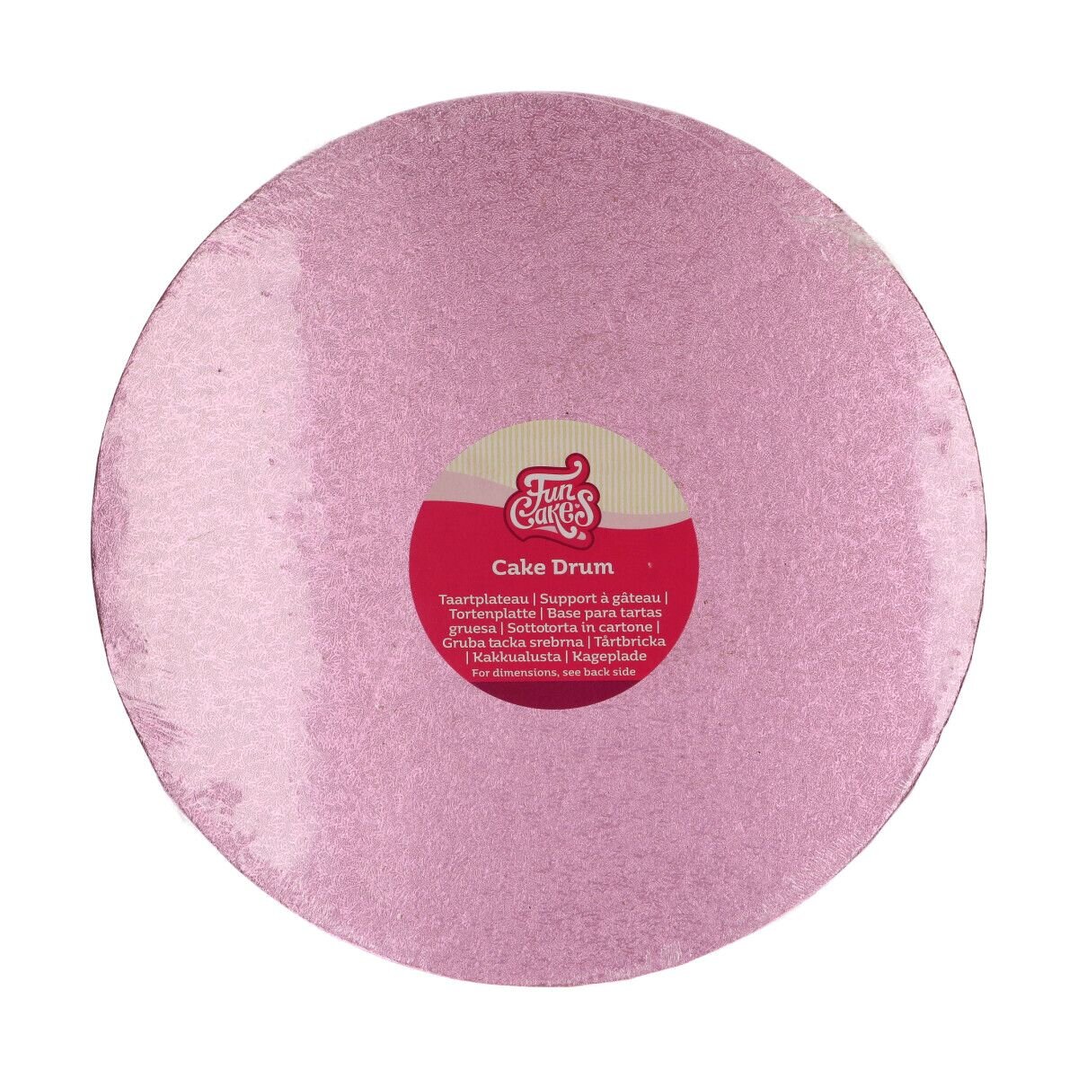 FunCakes - Taartplaat rond roze 30,5 cm