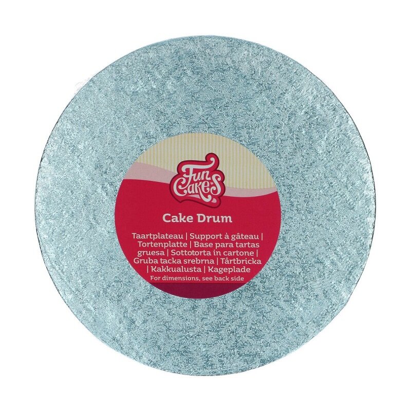FunCakes - Taartplaat rond baby blauw 20 cm