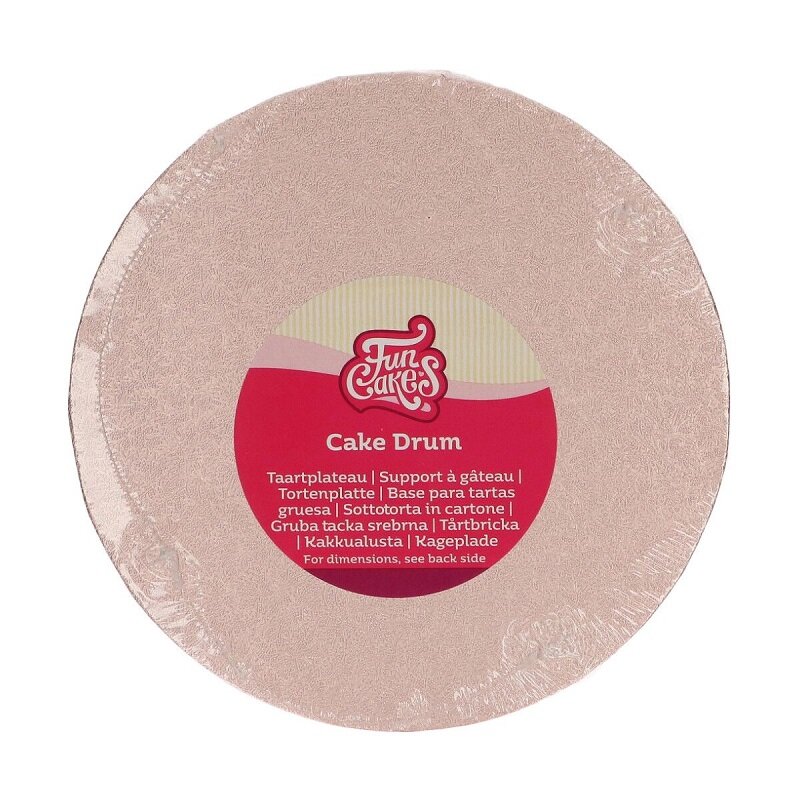 FunCakes - Taartplaat rond roségoud 20 cm