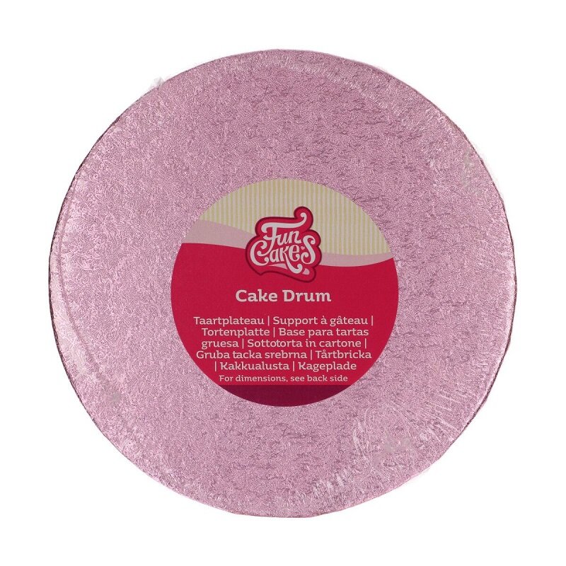FunCakes - Cake Drum rond Roze 20 cm