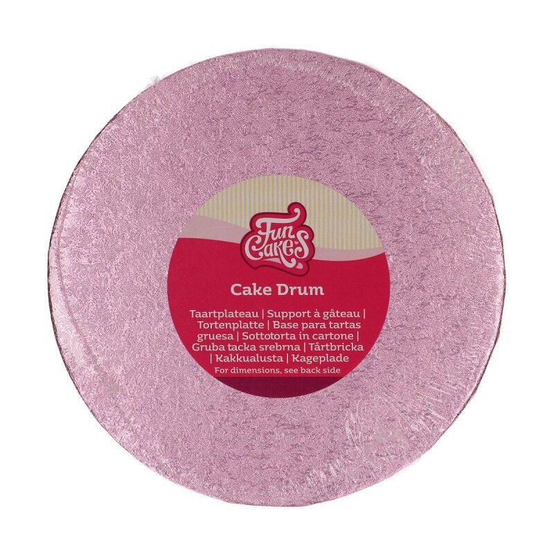 FunCakes - Taartplaat rond roze 20 cm