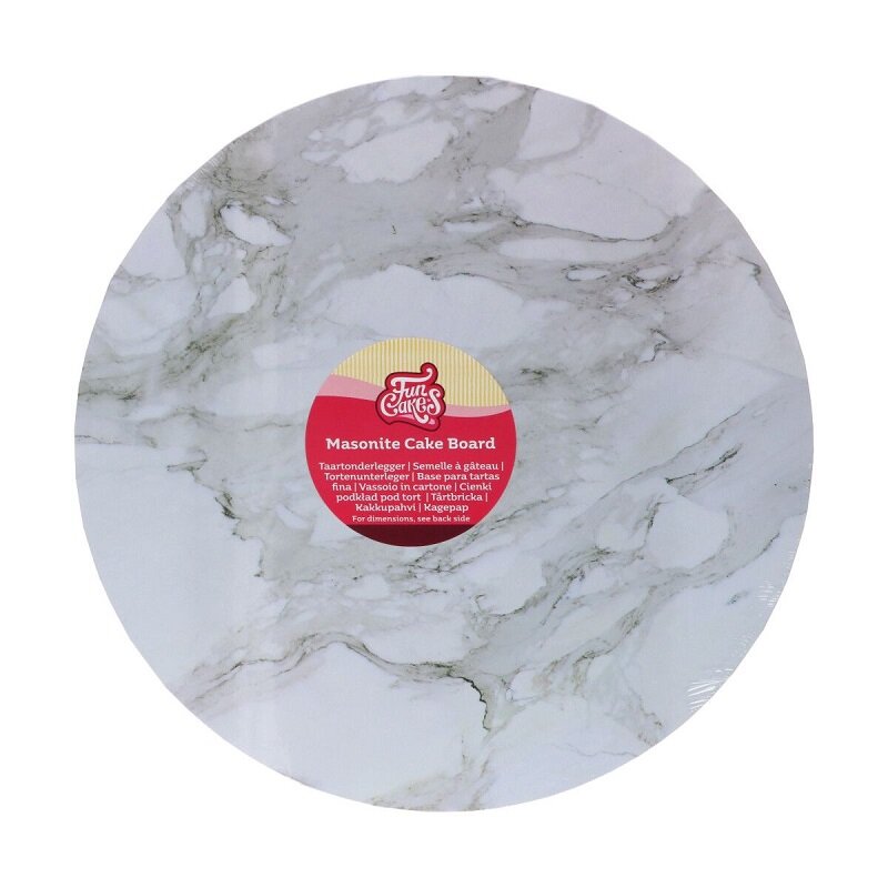 FunCakes - Taartplaat rond Marmer 30 cm