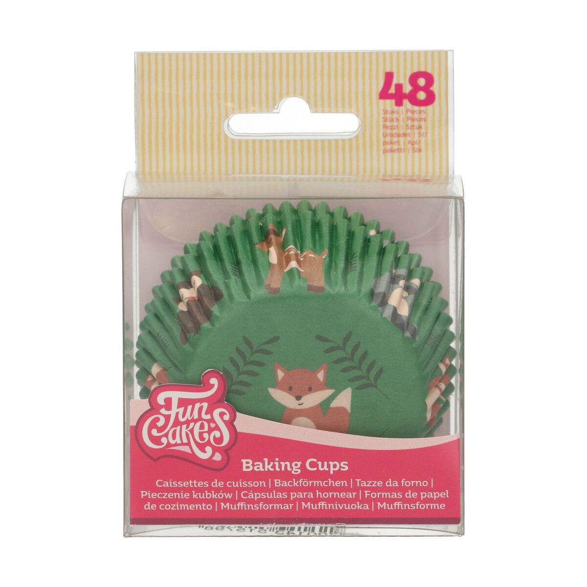 FunCakes - Muffinvormpjes Woodland Animals 48 stuks