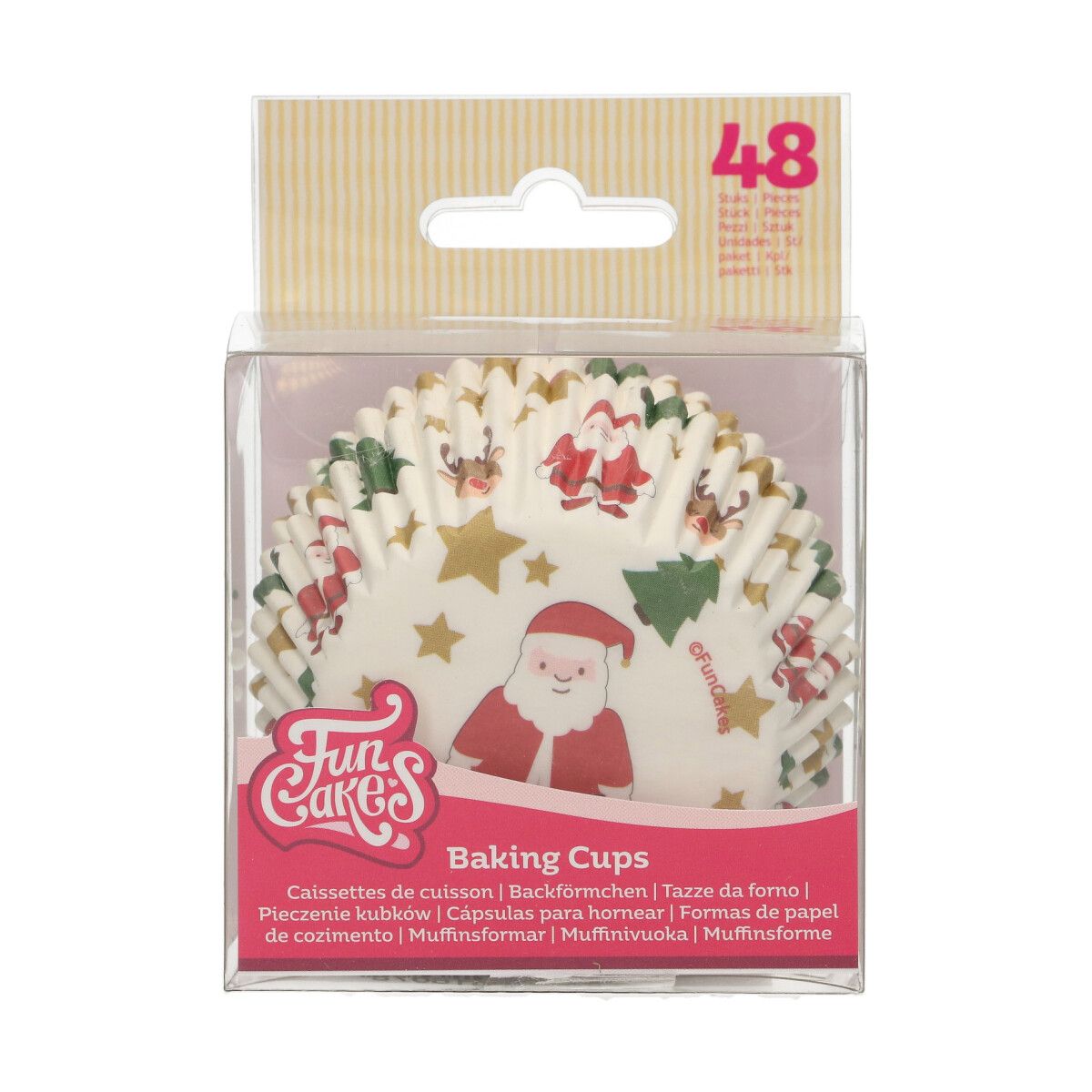 FunCakes - Muffinvormpjes Kerst 48 stuks