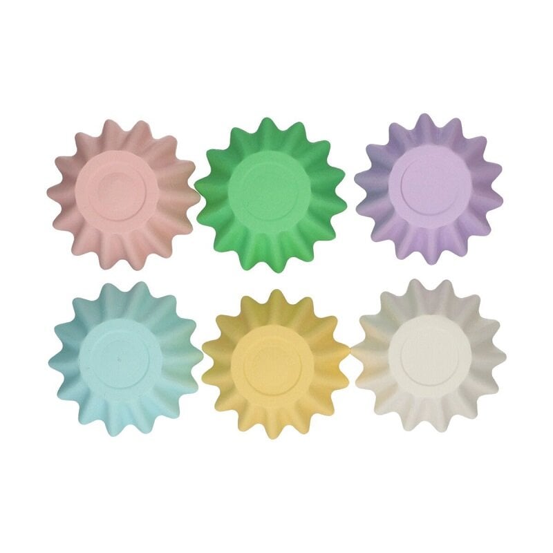 FunCakes - Muffinvormpjes Bloemvormig Pastelmix 48-pack