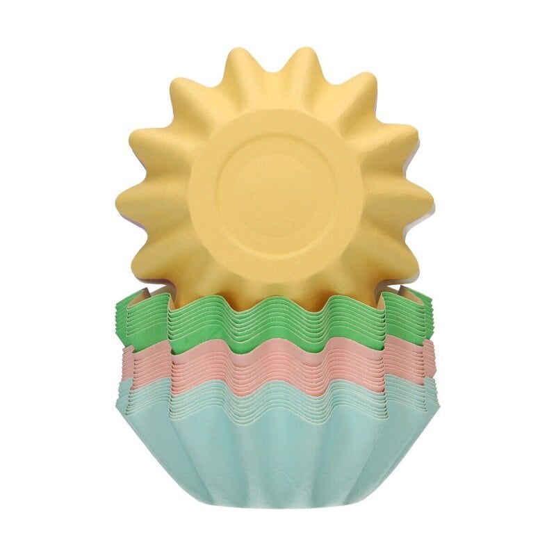 FunCakes - Muffinvormpjes Bloemvormig Pastelmix 48-pack