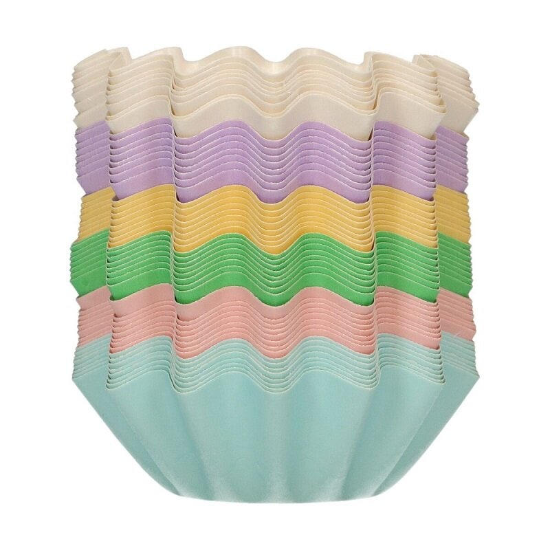 FunCakes - Muffinvormpjes Bloemvormig Pastelmix 48-pack