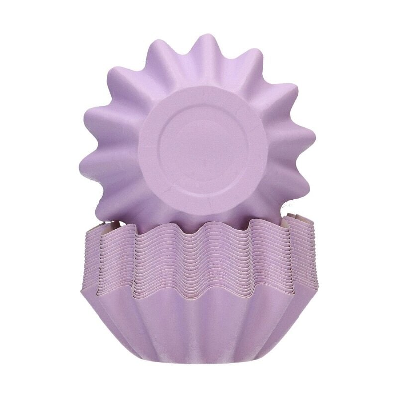 FunCakes - Muffinvormpjes Bloemvormig Pastelpaars 48-pack
