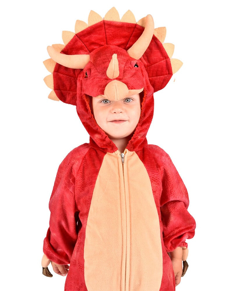 Dinosaurus Triceratops Jumpsuit Kostuum Kinderen 4-5 jaar