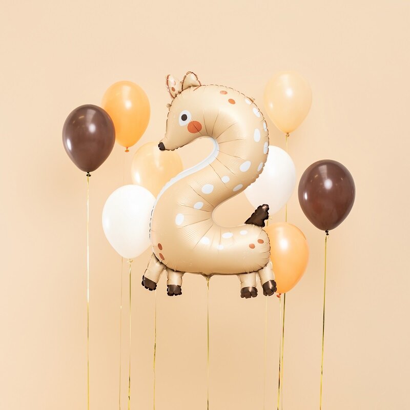 Cijferballonnen Schattige Dieren 1-9 Jaar