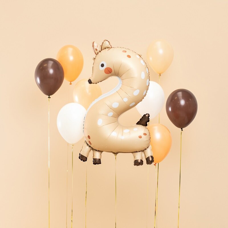 Cijfer Ballonnen Schattige Dieren 1-9 Jaar