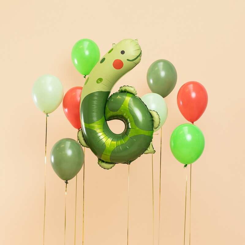 Cijferballonnen Schattige Dieren 1-9 Jaar