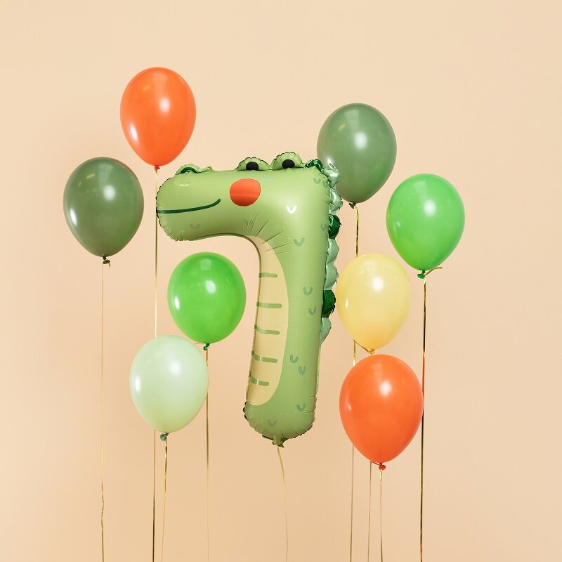Cijferballonnen Schattige Dieren 1-9 Jaar