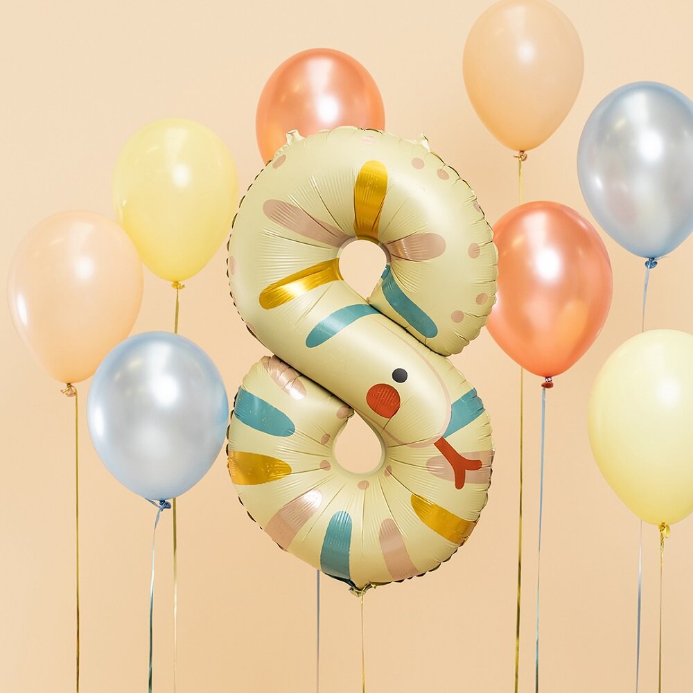 Cijferballonnen Schattige Dieren 1-9 Jaar