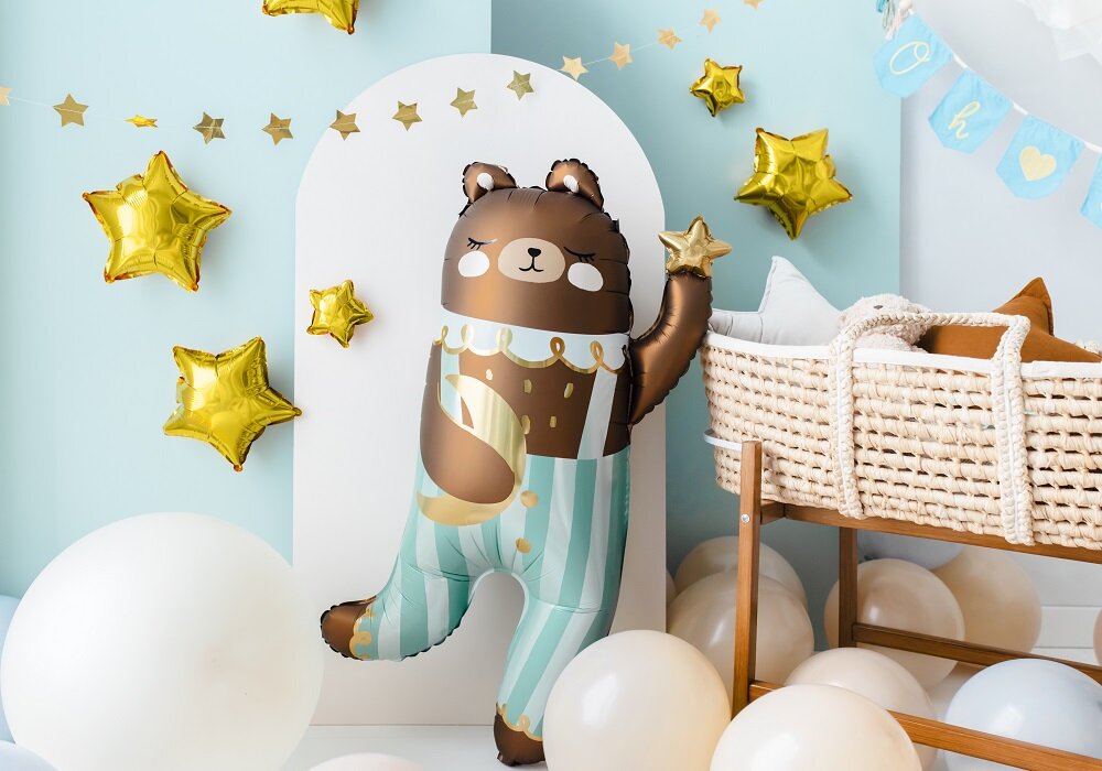 Folieballon - Teddybeer 72 x 104 cm