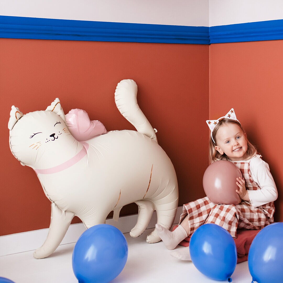 Folieballon Schattige Kat 83 x 77 cm