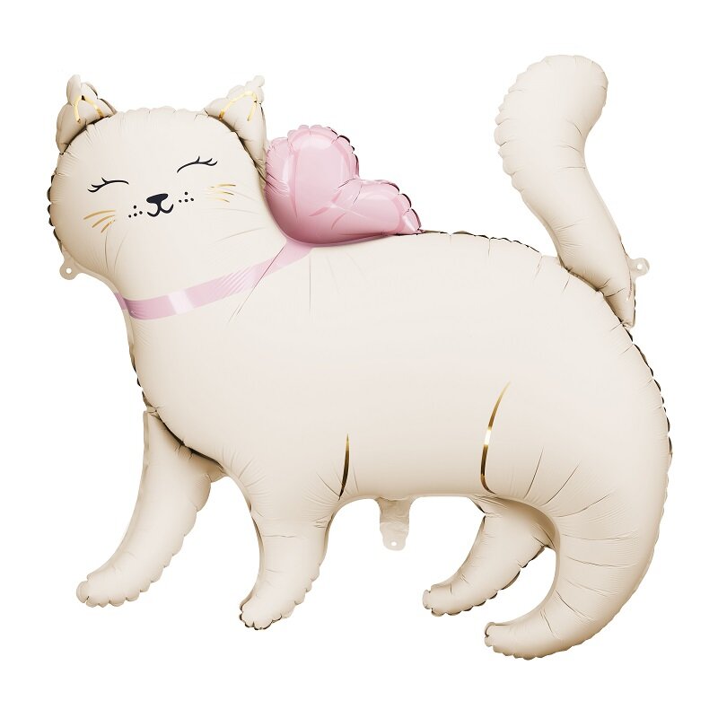 Folieballon Schattige Kat 83 x 77 cm
