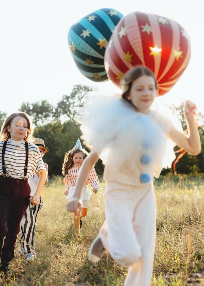 Circus Rode Folieballon 75 cm
