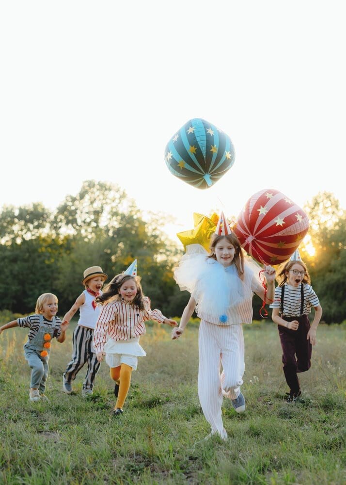 Circus Rode Folieballon 75 cm