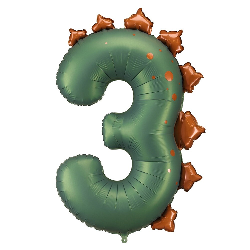 Dinosaurus Cijferballon 3 (92 cm)