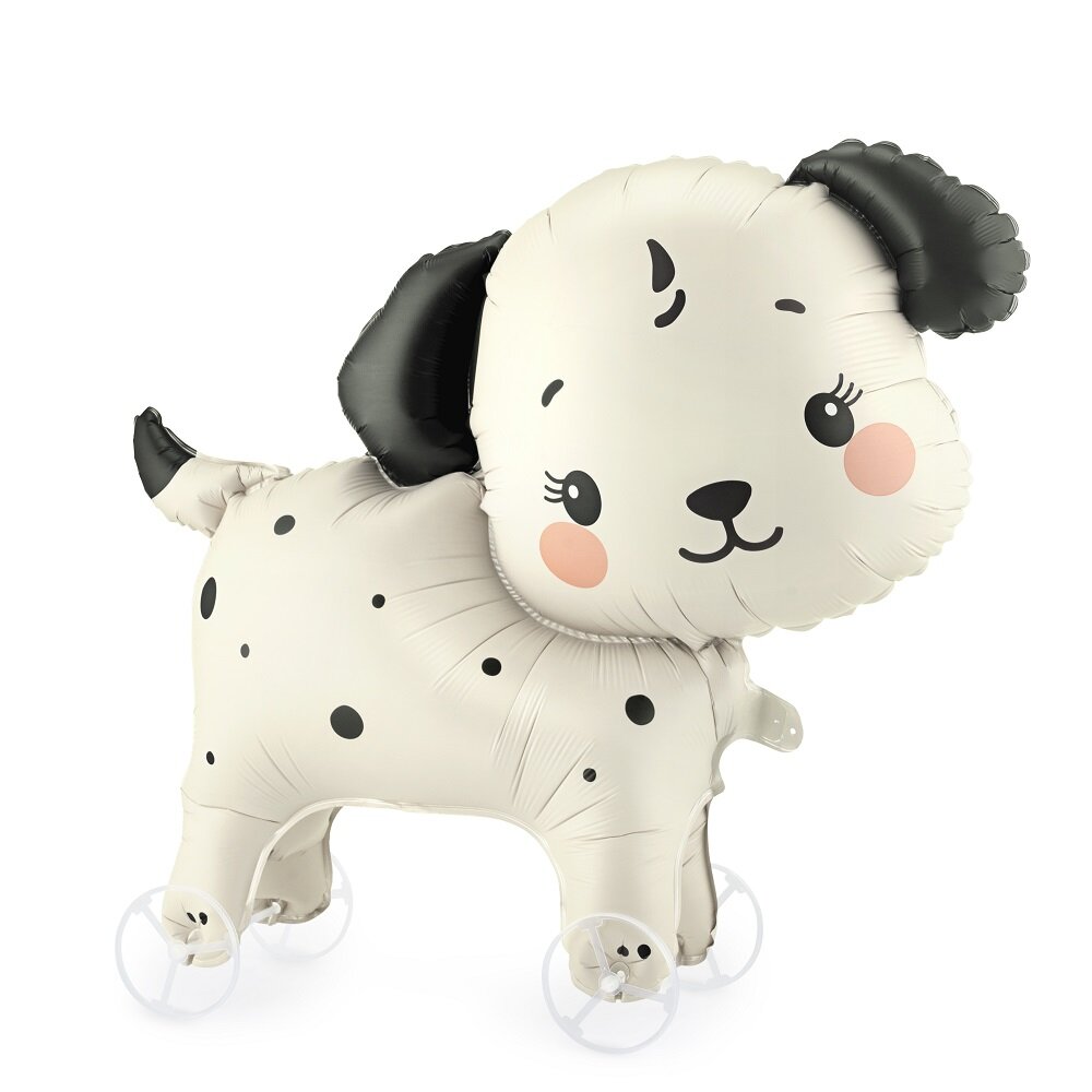 Folieballon Hond op wielen 70 cm