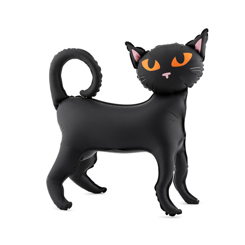 Folieballon Zwarte Kat 48 cm