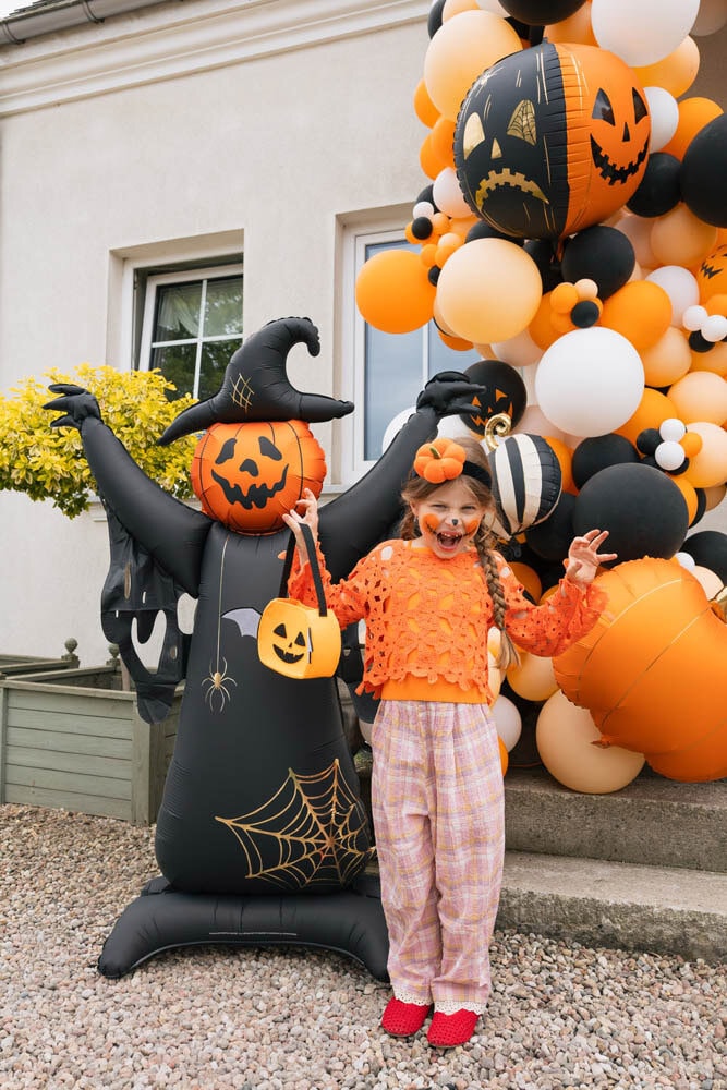 Folieballon Halloween Pompoen 50 cm