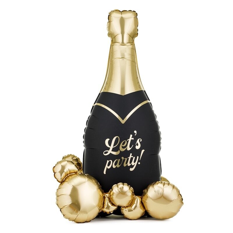 Folieballon Champagnefles 114 cm